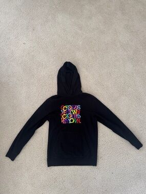 OVO October’s Very Own Rainbow Text Hoodie